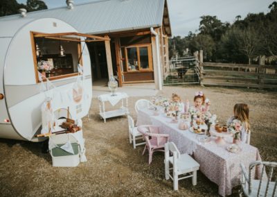 little mouse teahouse event caravan for weddings, engagements and birthdays in melbourne